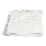 Plaid &eacute;charpe 130x150cm blanc