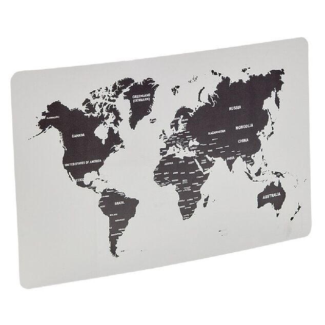 Set de table carte du monde