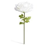 Fleur artificielle rose blanche tige XXL H170cm