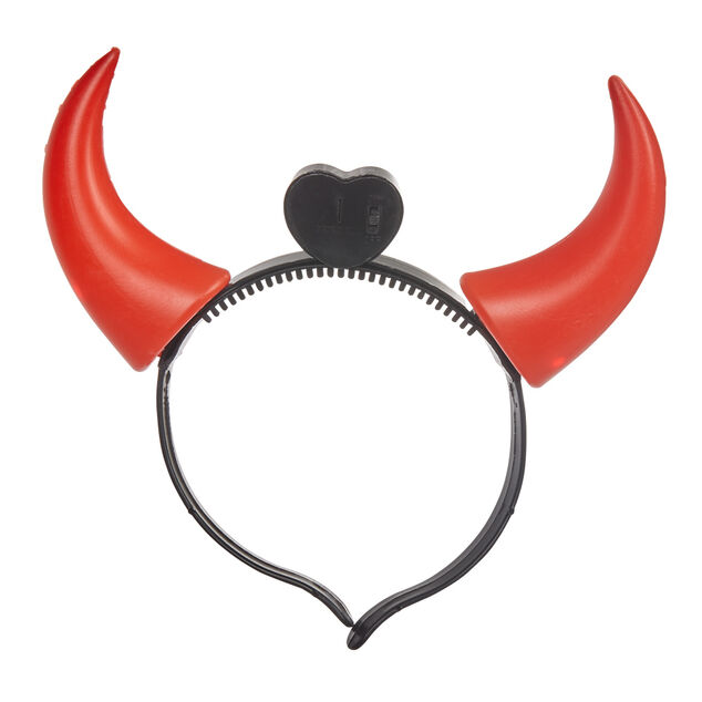 Serre-t&ecirc;te corne de diable lumineux