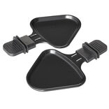 Coupelle à raclette triangulaire x2