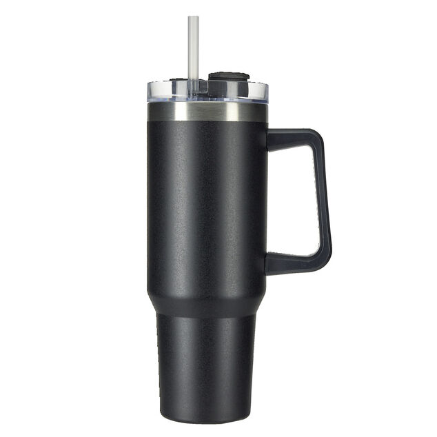 Mug isotherme 1,2L avec paille intégrée (2 modèles)