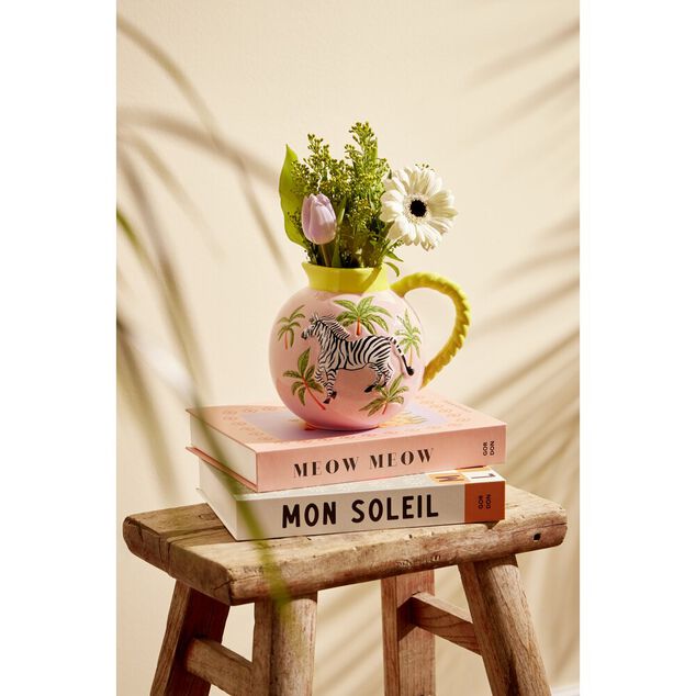 Bo&icirc;te livre en carton motif tropical 25x18x&Eacute;p4cm (2 mod&egrave;les)