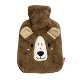 Bouillotte avec housse design animal ours ou lapin 800ml