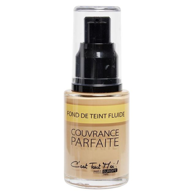 Fond de teint fluide couleur beige doré n°03