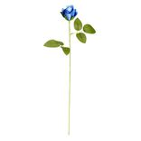 Fleur artificielle rose bleue H51cm