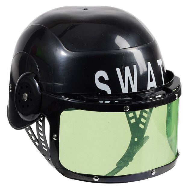 Casque enfant SWAT noir