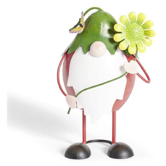 Gnome m&eacute;tal &agrave; poser H25cm