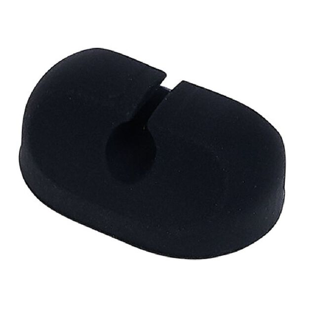 Attache c&acirc;ble adh&eacute;sif 1 entr&eacute;e noir ou blanc