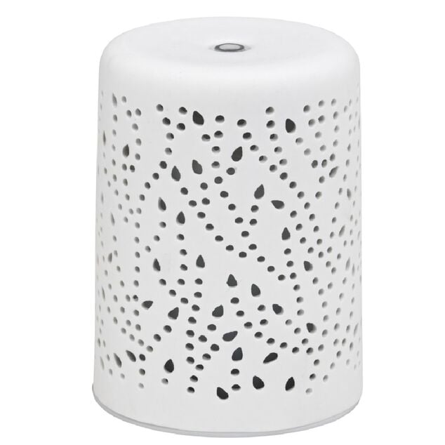 Coffret diffuseur c&eacute;ramique blanc