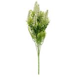 Piquet bruyère fleur artificielle Ø15xH56cm blanc
