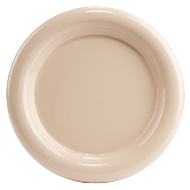 Assiette &agrave; dessert ronde Bubble c&eacute;ramique unie &Oslash;21cm (3 mod&egrave;les)