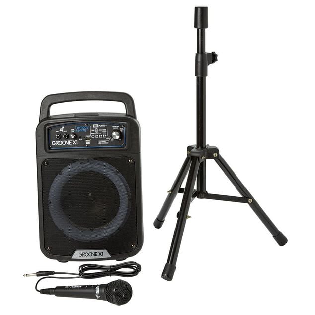 Enceinte Homday Groove X1 sur pied