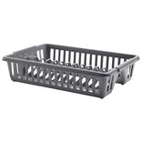 Égouttoir à vaisselle plastique gris