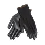 Paire de gants de travail de pr&eacute;cision enduits noir Taille 8