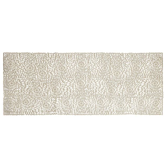 Chemin de table No&euml;l PVC dor&eacute;