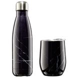 Bouteille isotherme inox 500 ml + tasse 300 ml