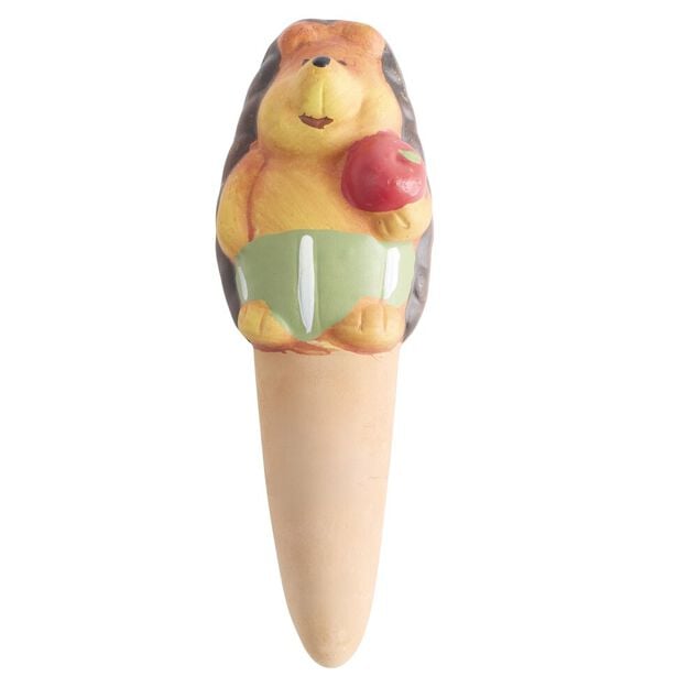 Goutteur arrosage plante figurine terre cuite &Oslash;5xH15cm (4 mod&egrave;les)