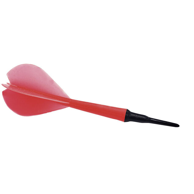 Embout fl&eacute;chette plastique rouge x20