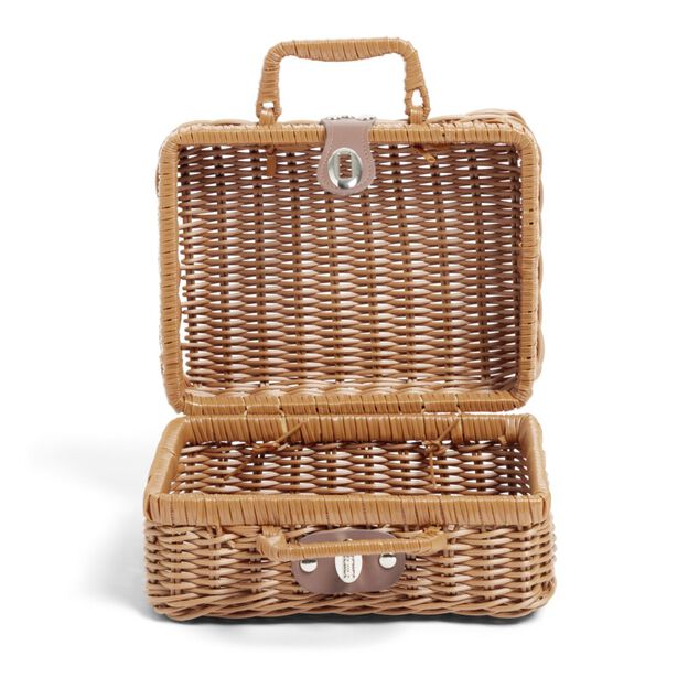 Mallette de rangement forme panier de pique nique 30x21xH12cm