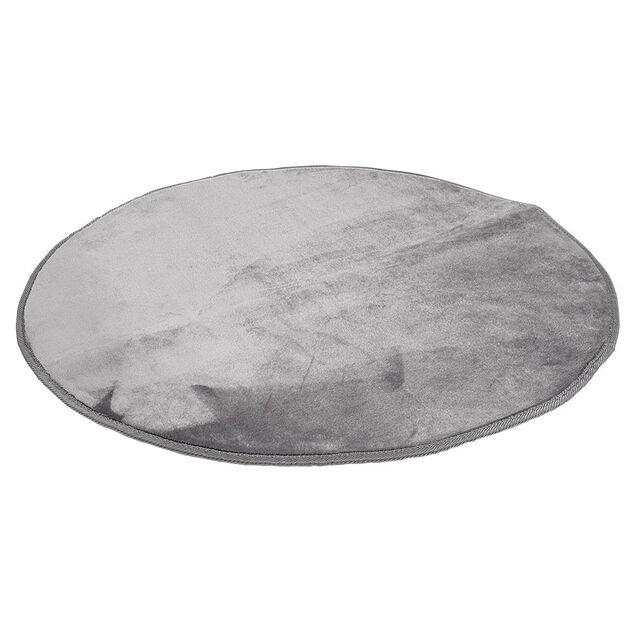 Tapis rond D80 gris