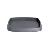 Soucoupe carr&eacute;e pour pot Chorus 15,2 L anthracite