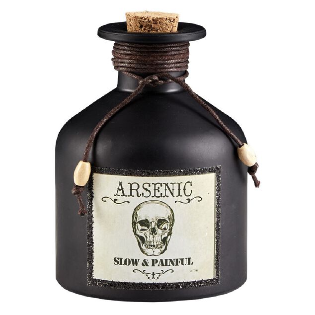 Bouteille de poison Arsenic d&eacute;coration Halloween