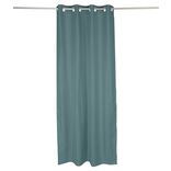 Rideau occultant effet tram&eacute; bleu fonc&eacute; 140x240cm