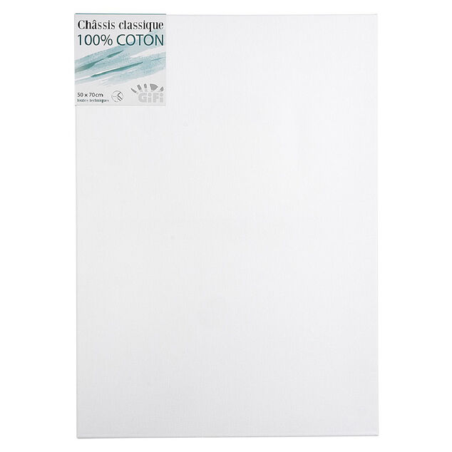 Ch&acirc;ssis blanc 50x70cm