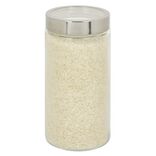 Bocal en verre transparent couvercle inox 1,6L - &Oslash;11xH.22cm