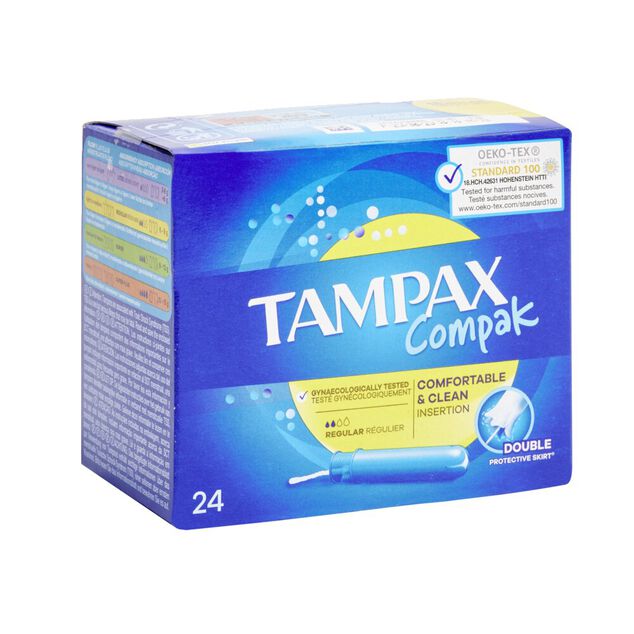 Tampon avec applicateur x24 Tampax Flux régulier