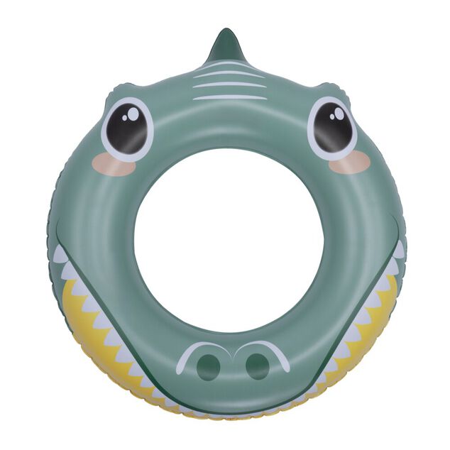 Bou&eacute;e ronde en plastique forme crocodile vert &Oslash;60cm