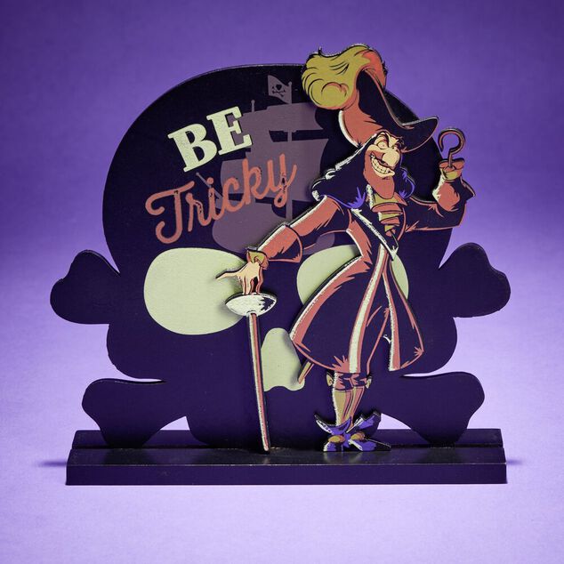 D&eacute;coration &agrave; poser Halloween Disney Villains Capitaine Crochet H19cm