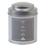 Bougie parfum&eacute;e dans pot en m&eacute;tal senteur coton