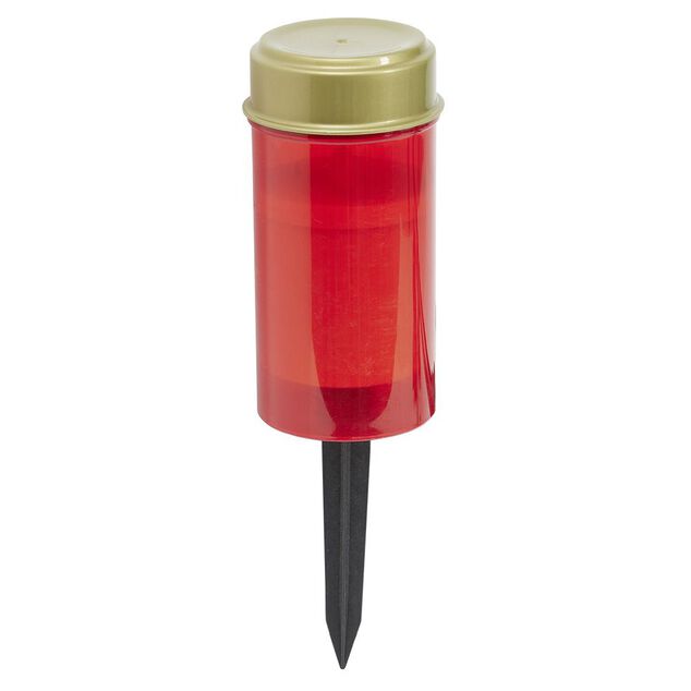 Bougie fun&eacute;raire LED &Oslash;7,5xH14,5cm