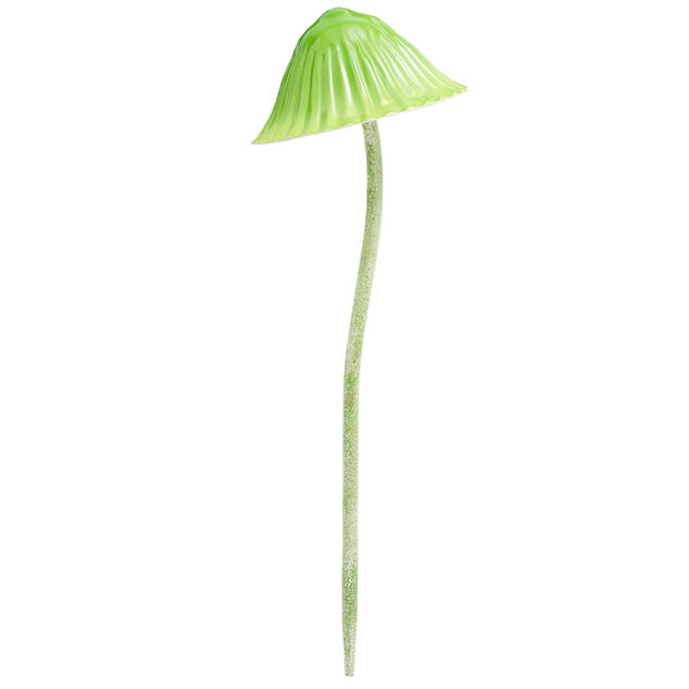 Champignon d&eacute;coratif en m&eacute;tal &agrave; planter H25cm (3 mod&egrave;les)