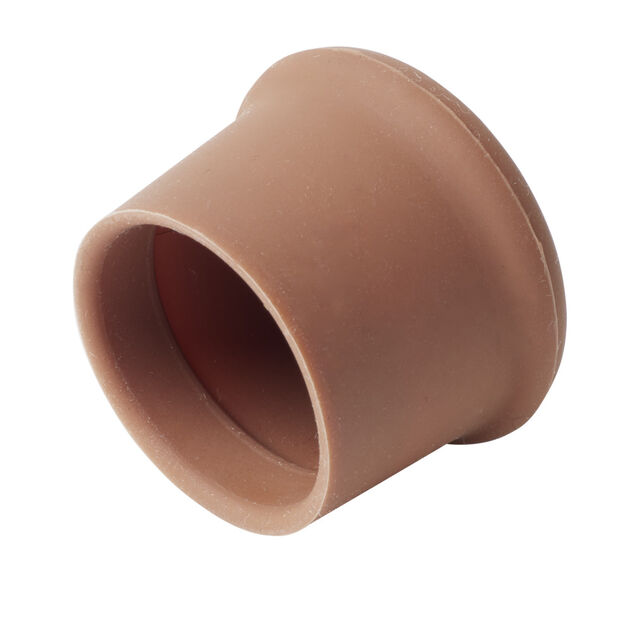 Bouchon de bouteille x3 en silicone rouge 2,5x3xH3,5cm