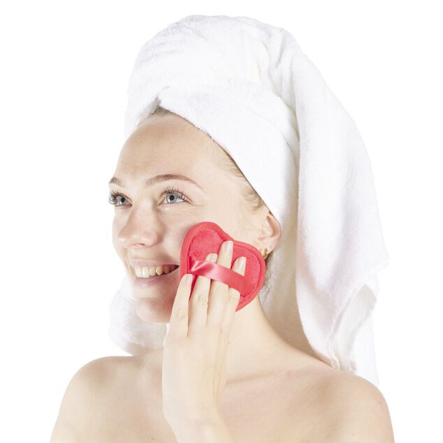 Disques démaquillants x3 forme coeur