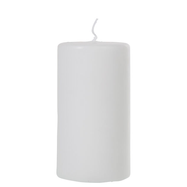 Bougie pilier blanche &Oslash;7xH13,5 cm