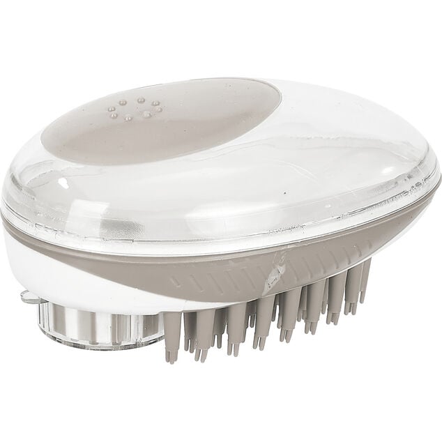 Brosse animal avec r&eacute;servoir shampooing