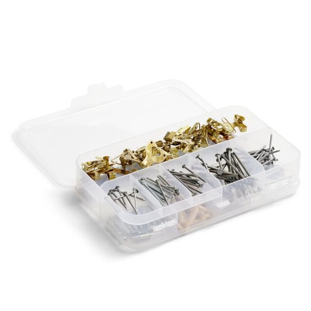 Bo&icirc;te de rangement &agrave; compartiments pour loisirs cr&eacute;atifs 21,5x13xH5cm