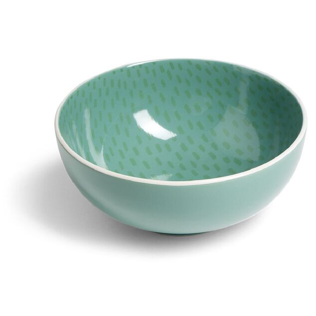 Saladier en fa&iuml;ence &Oslash;20,5xH8,5cm - 3 coloris