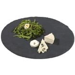 Assiette plate ronde ardoise &Oslash;30cm
