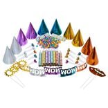 Kit cotillons pour 15 personnes multicolore