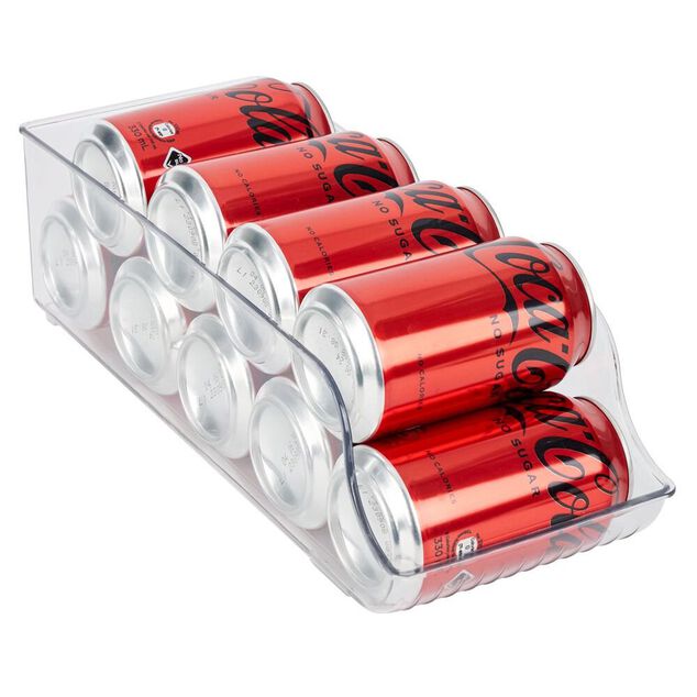 Bac de rangement frigo distributeur canettes 34x13xH10cm