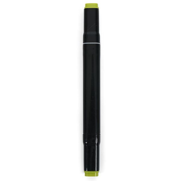 Lot de 36 marqueurs &agrave; base d'eau double pointe plastique noir + 3 ans
