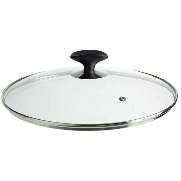 Couvercle anti &eacute;claboussures en verre tremp&eacute; &Oslash;28 cm