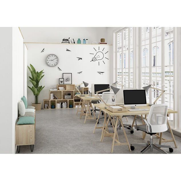 Tréteau pin massif beige - 70x41xH72cm