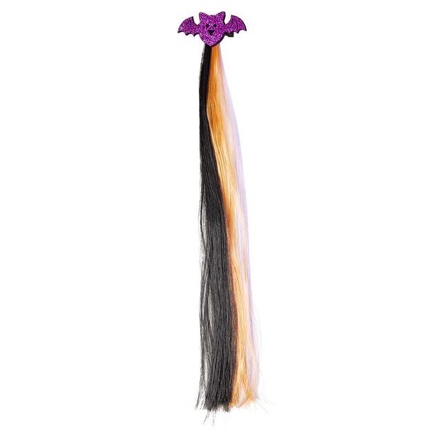 Barrette &agrave; cheveux avec m&egrave;ches Halloween (5 mod&egrave;les)