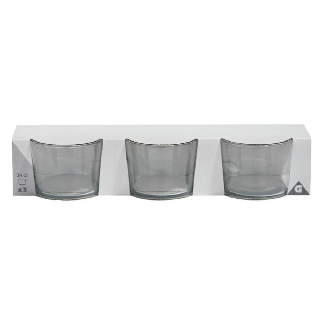 Verre bas bodega transparent 24 cl x3